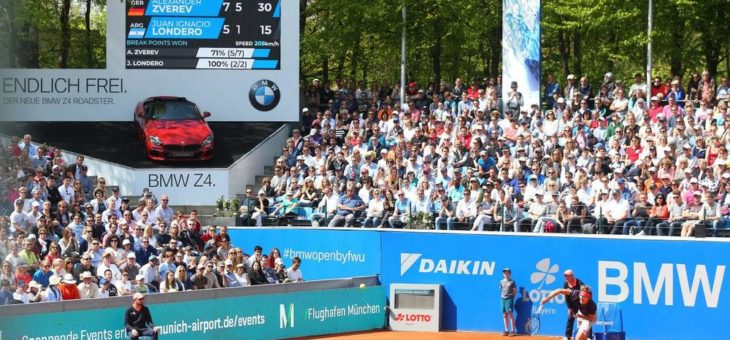 BMW Open: BMW verlängert Partnerschaft des beliebten ATP-Traditionsturniers in München