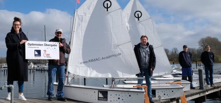 IMMAC Sailing Academy: Optimisten-Übergabe an 10 Segelvereine in Deutschland