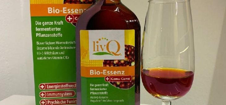 Noch besser im Geschmack: Neue Rezeptur für livQ Bio-Essenz mit Camu-Camu