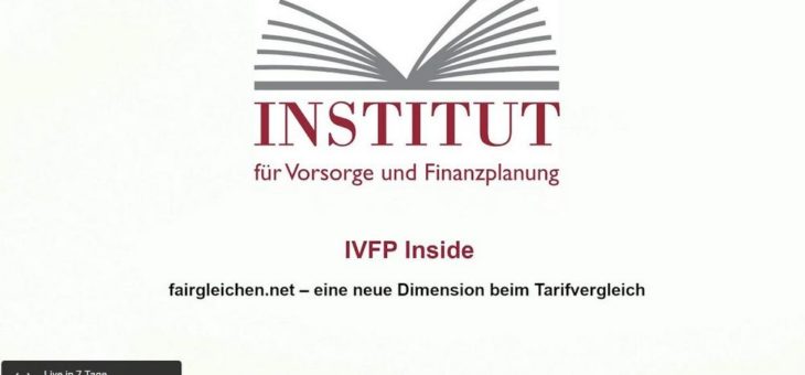 Der Countdown für „IVFP Inside“ beginnt!