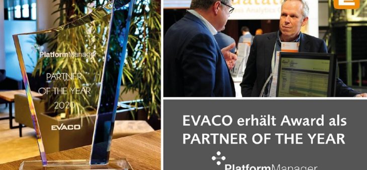 PlatformManager zeichnet EVACO als „Partner of the year 2020“ aus