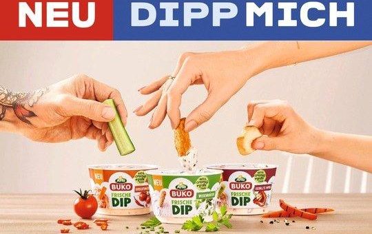 Du bist was du dippst – Arla Buko ruft mit aktueller Kampagne zu mehr Authentizität beim Dippen auf