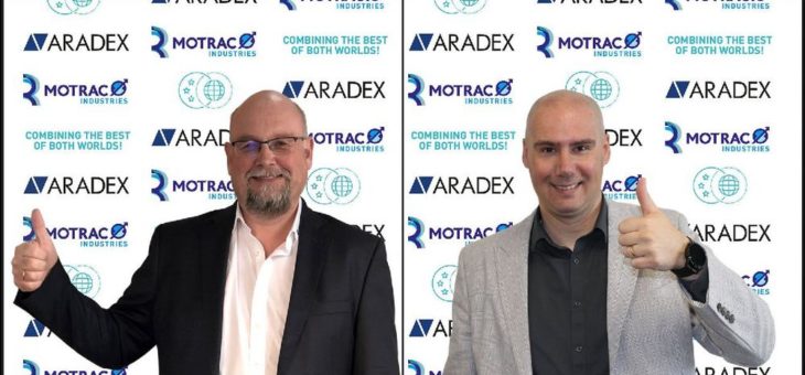 Erfolgreiche Partnerschaft zwischen ARADEX und Motrac Industries