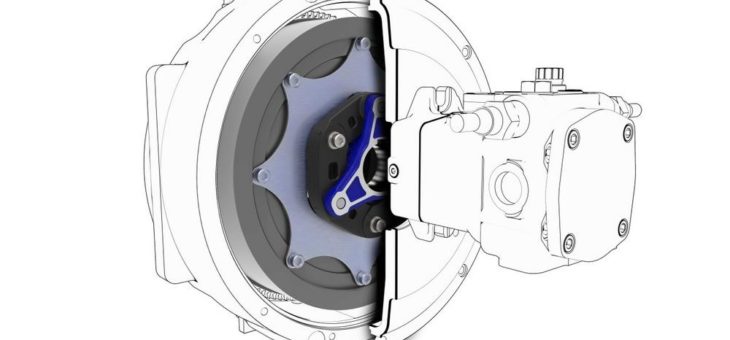 Diesel und Hydraulik schonend verkuppeln mit der Kompaktkupplung SGFlex-3FF