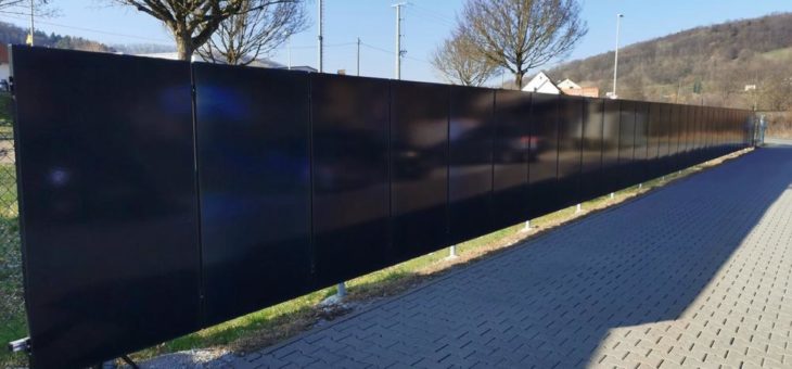 Trend 2021 – Sichtschutz Solarzaun