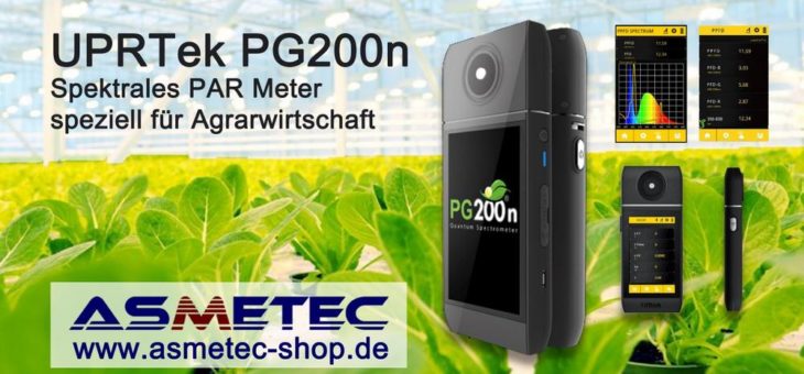 UPRTek PAR-Meter PG200N – Messfunktionen speziell für die Agrarindustrie