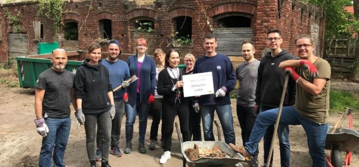 lekker Energie packt beim Social Day für die Stiftung Jona an