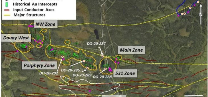 Maple Gold entdeckt hochgradiges Gold in der Zone 531 und gibt Explorations-Update für das Projekt Douay