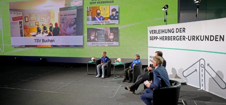 „Leuchtendes Beispiel“: TSV Buchen mit Sepp-Herberger-Urkunde ausgezeichnet