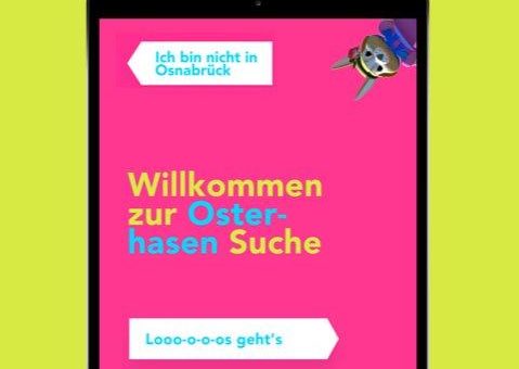 Virtuelle Ostersuche in der Osnabrücker Innenstadt