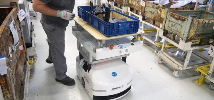 Sherpa Mobile Robotics liefert Roboterflotte für die Automatisierung