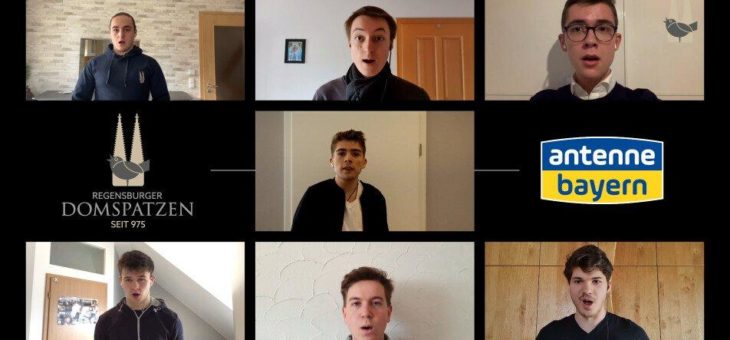 Regensburger Domspatzen singen TikTok-Hit „Wellerman“ auf ANTENNE BAYERN