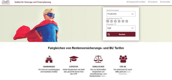 „fairgleichen.net“ – BU-Tarife der ALTE LEIPZIGER berechenbar!