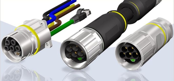 CONEC Hybridsteckverbinder  Baugröße B40