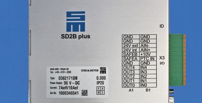 Frequenzumrichter SD2B Plus: Ein Plus an Funktionen für den Kunden
