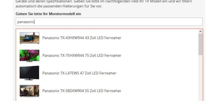 Mit dem Screenfitter schnell und einfach zur passenden Monitorhalterung