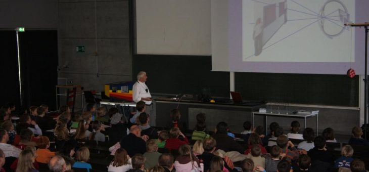 Kinder-Uni des explorhino zu optischen Täuschungen