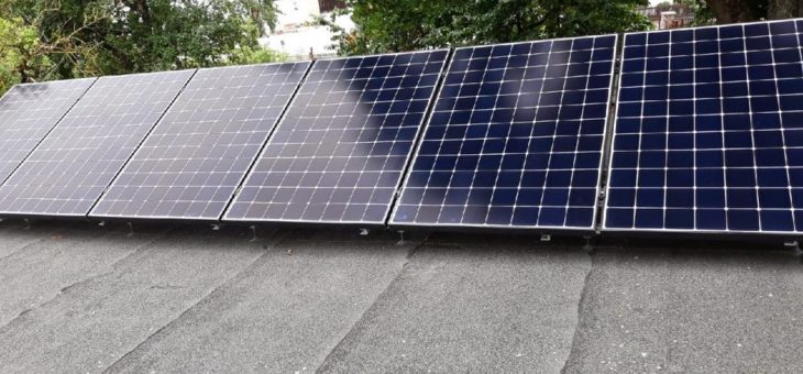 Solaranlage mit Verschattung