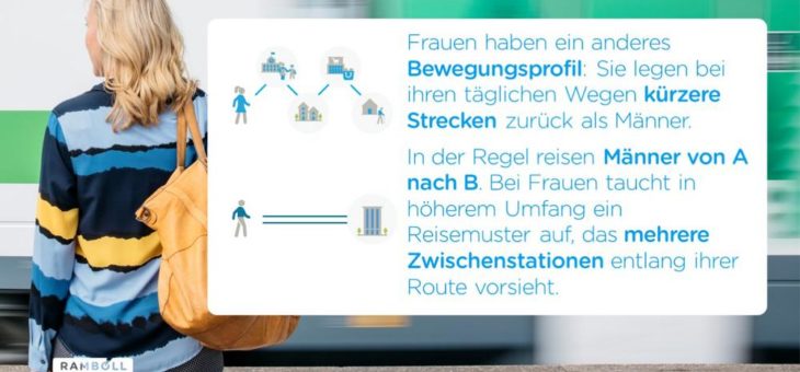 Gender & (Smarte) Mobilität: Studie bestätigt unterschiedliche Reisemuster bei Frauen und Männern