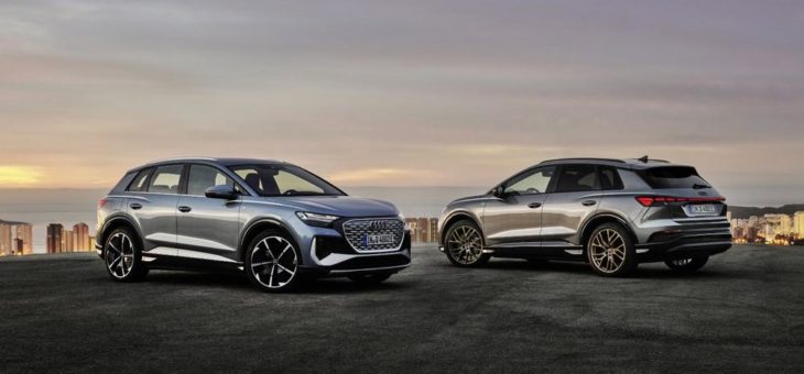 Elektrisch, effizient und emotional:  Audi Q4 e-tron und Q4 Sportback e-tron