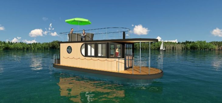 Voll im Trend: Neues Tukul-Hausboot von der Nautilus-Hausboot-Werft