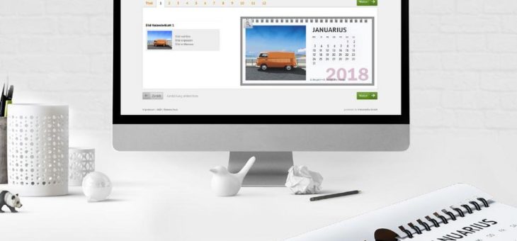 Kalender 2018 im Browser selbst gestalten