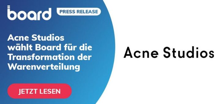 Acne Studios wählt Board für die Transformation der Warenverteilung