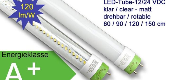 METOLIGHT 12/24V Röhren – Vielfältiger Einsatz mit effizientem Ergebnis