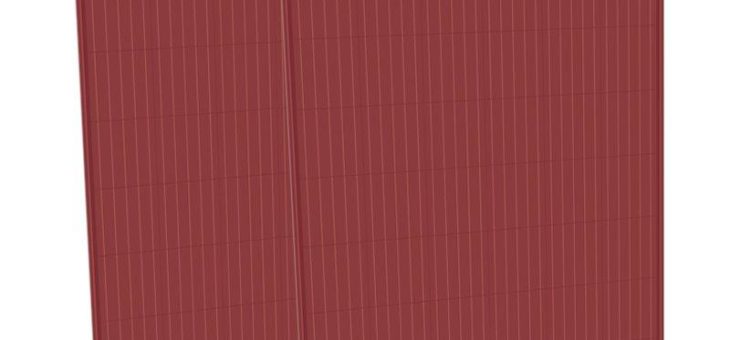 Rote Solarmodule für schöne Dächer – Solar wird attraktiv