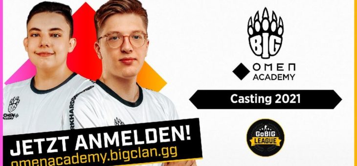 BIG sucht mit OMEN die besten deutschen Talente für das neue BIG. OMEN Academy Team