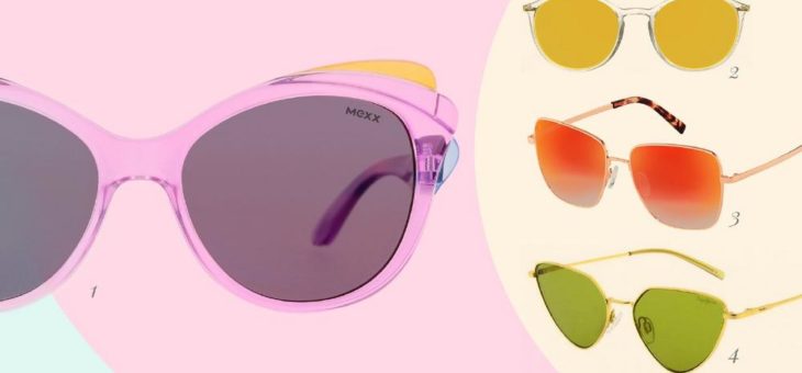 Sonnenbrillen-Trends 2021: grelle Farben & aufregende Formen