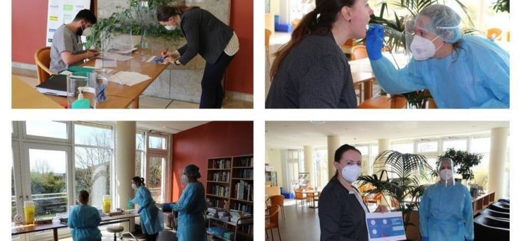 Regelmäßige Covid-19-Testungen mittlerweile Alltag in der Asklepios Neurologischen Klinik Falkenstein