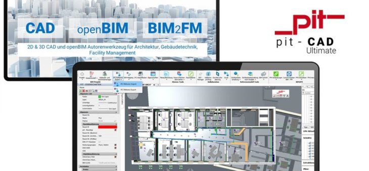 PIT – CAD ULTIMATE: 2D und 3D CAD & BIM Planungswerkzeug