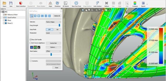Quicksurface – vom Scanner zum 3D CAD-Modell 3D-Reverse-Engineering-Software – Einfach, leistungsstark und erschwinglich