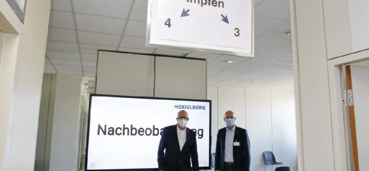Heidelberg-CEO Hundsdörfer fordert von Landesregierung, dass auch in Baden-Württemberg ab sofort mit den Impfungen in den Betrieben für gefährdete Personengruppen gestartet werden darf