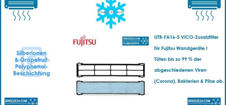 UTR-FA16-5 VICO-Zusatzfilter für Fujitsu Wandgeräte