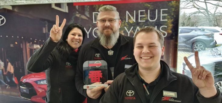 Drei deutsche Toyota Händler erhalten Preis für herausragenden Kundenservice
