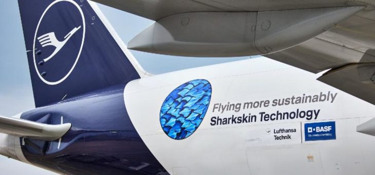 Die Natur als Vorbild: Lufthansa Group und BASF bringen Sharkskin-Technologie in Serie