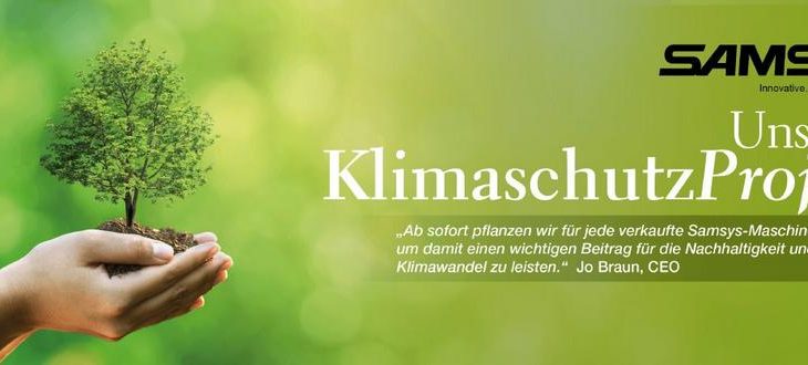 Klimaschutzprojekt – Samsys setzt Zeichen für die Nachhaltigkeit und pflanzt Bäume