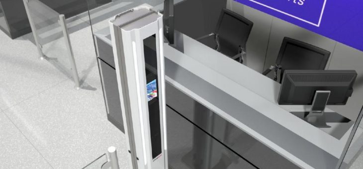 LED Linear Lichtlösung bei biometrischer Erfassung an der stationären Grenzkontrolle