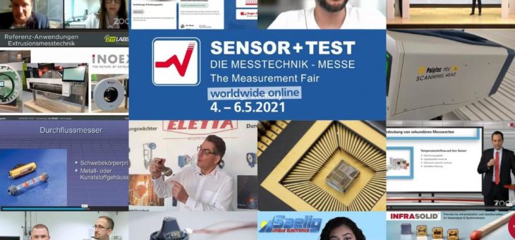 SENSOR+TEST behauptet auch digital ihre führende Stellung