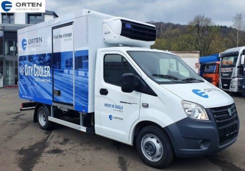 Neu! ORTEN Electric-Trucks mit  vollelektrischer E 46 Gazelle „CityCooler“