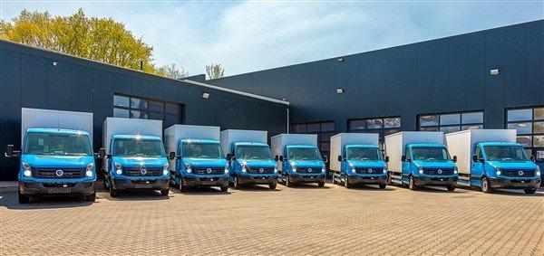 25 emissionsfreie ORTEN Electric-Trucks für Albert Heijn Amsterdam