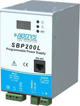 SBP200L: Programmierbares DIN-Hutschienen-Netzteil – 200 W, 24 Bis 120 V