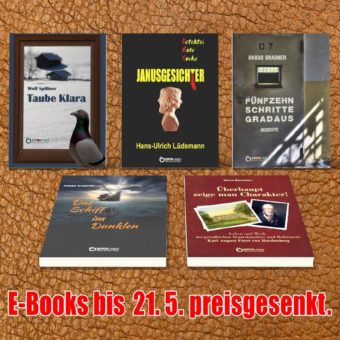 Ein Kahn auf Grund, ein Top-Agent, ein toter Schriftsteller sowie ein Reformer in der Kutsche- Fünf E-Books von Freitag bis Freitag zum Sonderpreis