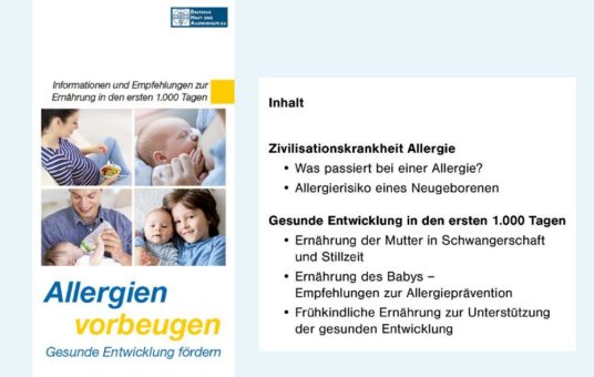 Viele Eltern kennen das Allergierisiko ihres Babys nicht