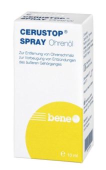 Perfekte Ohrenpflege beim Sport: CERUSTOP® Oh-renöl-Spray