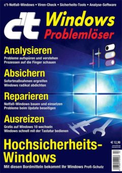 c’t Windows Problemlöser: Analysieren, absichern, reparieren