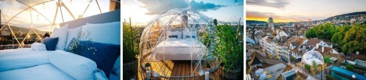 Coole Kapsel: Die Bubble Suite im Widder Hotel