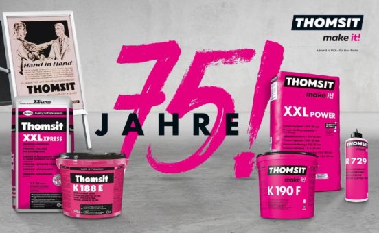 THOMSIT feiert 75-jähriges Jubiläum